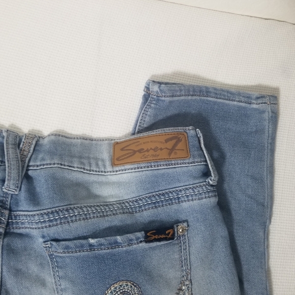 Seven Capri Girlfriend Jeggings - Picture 2 of 4